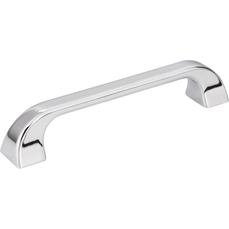Jeffrey Alexander 128 mm Center-to-Center Polished Chrome Square Marlo Cabinet Pull 972-128PC